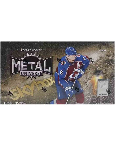 2022/23 upper deck skybox metal universe hockey hobby box|skybox metal universe upper deck.